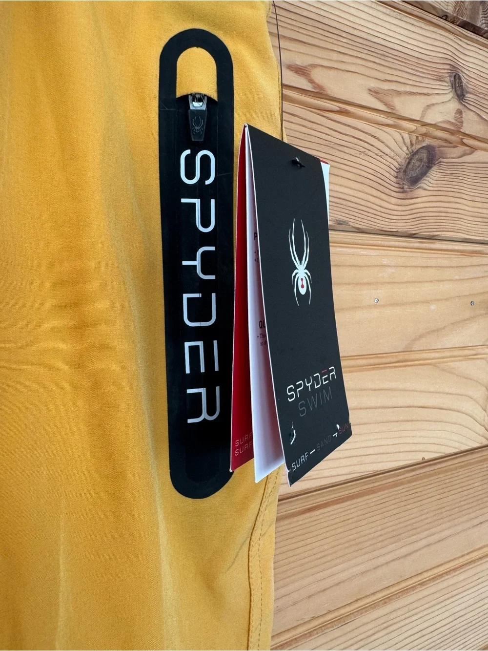 SPYDER | Men’s Board Shorts / Swim Trunks | Size Medium | NWT | Mustard Yellow